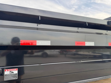 New 2026 Iron Bull 83X16 Dump Trailer 8000 LB AXLES GOOSENECK 16K GVWR