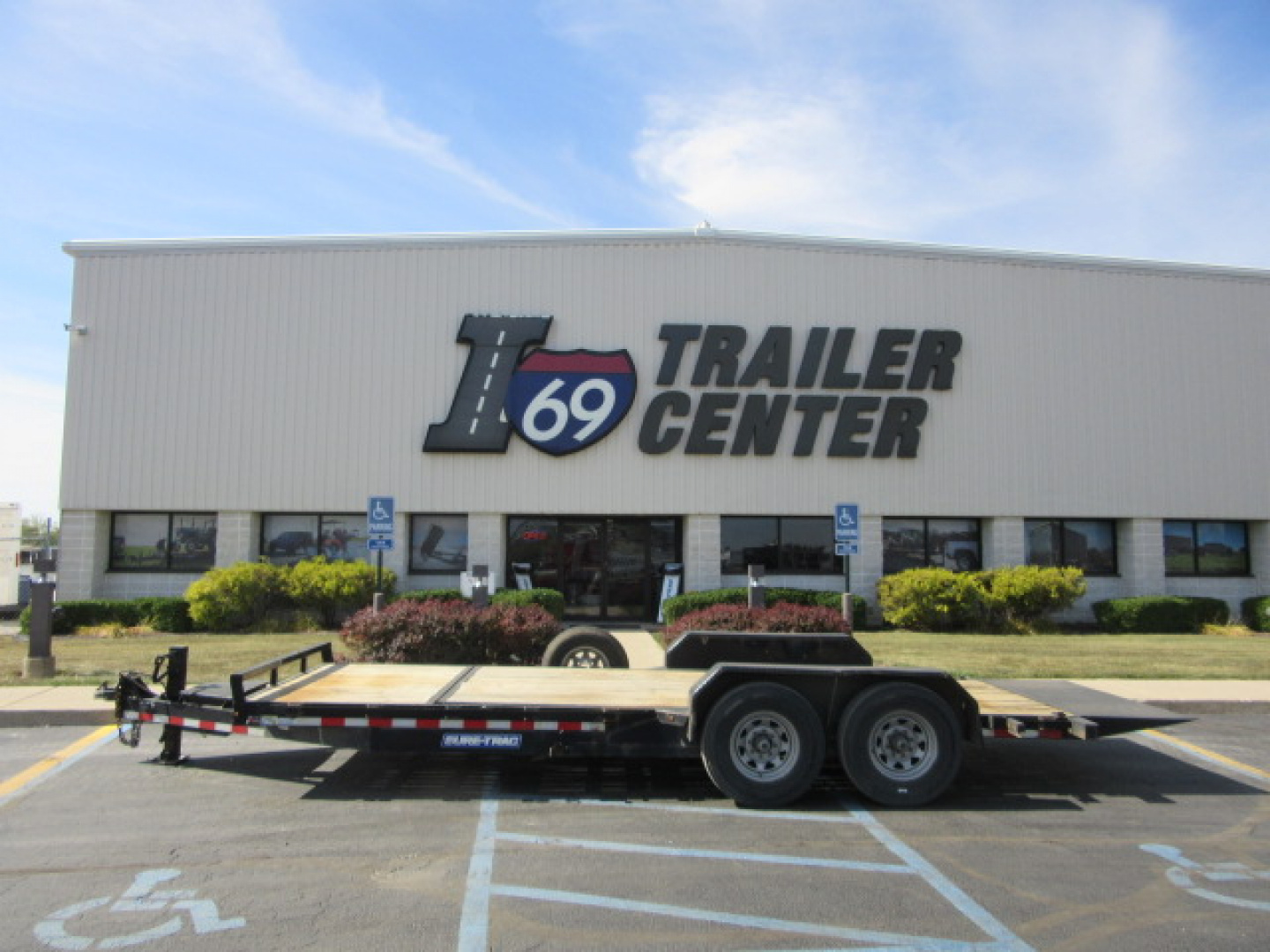 Used 2025 Sure-Trac 7 x 20 (16+4) ST82164TBE-B-140 Tilt Trailer 14K