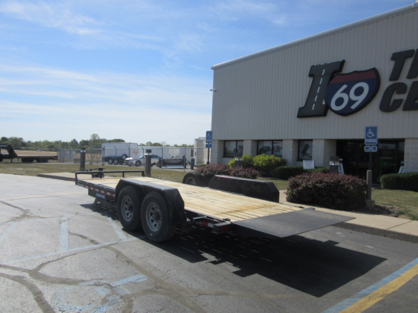 Used 2025 Sure-Trac 7 x 20 (16+4) ST82164TBE-B-140 Tilt Trailer 14K