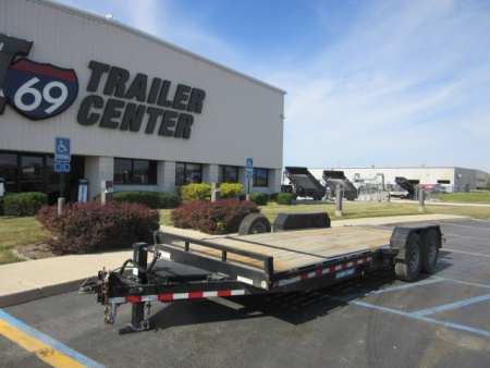 Used 2025 Sure-Trac 7 x 20 (16+4) ST82164TBE-B-140 Tilt Trailer 14K