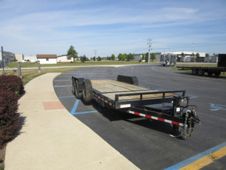 Used 2025 Sure-Trac 7 x 20 (16+4) ST82164TBE-B-140 Tilt Trailer 14K