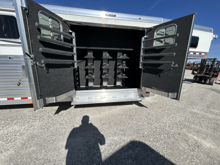 New 2025 4-Star Trailers 6 Horse Slant Load Super Tack Horse Trailer