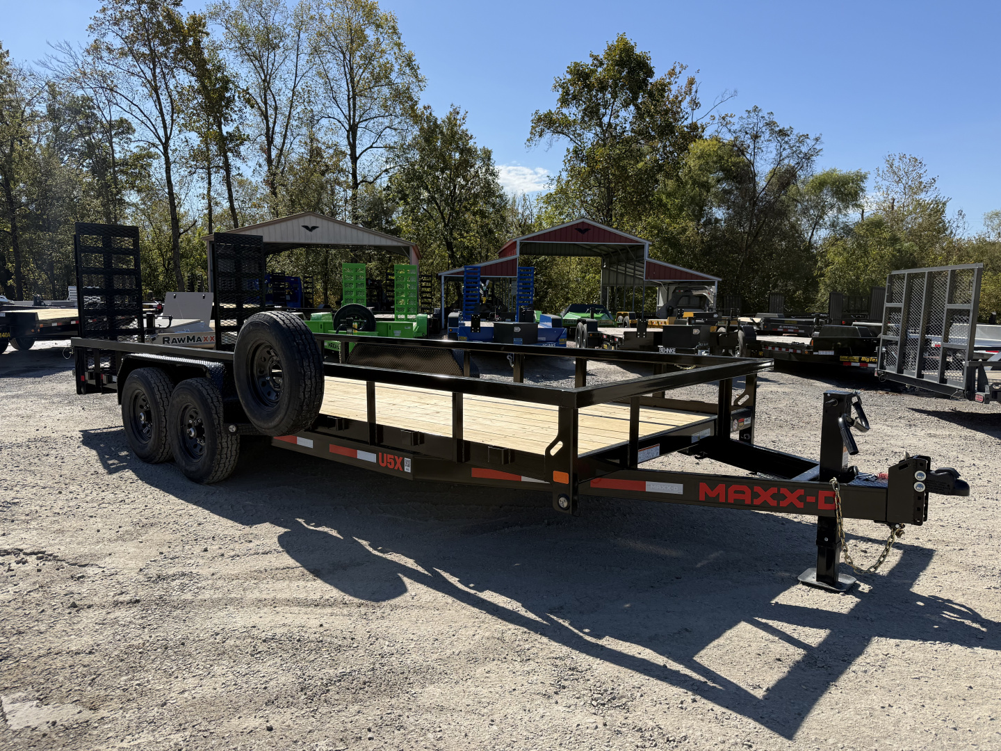 New 2026 MAXX-D U5X 14K 20X83 10K JACK ST UP RAMPS SPARE Equipment Trailer