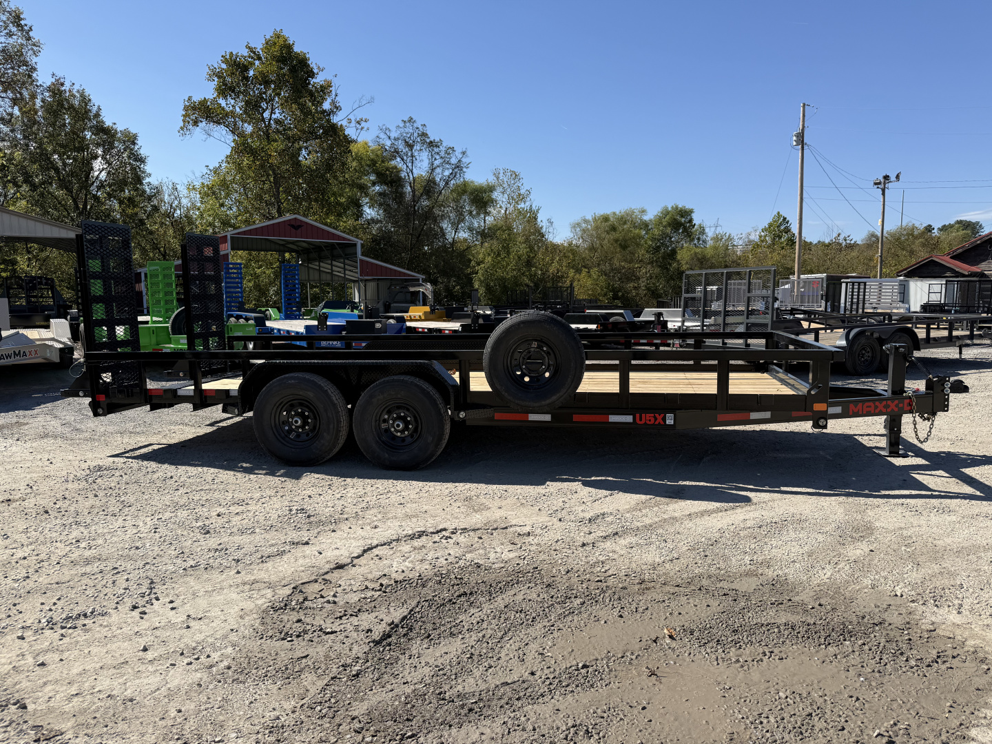 New 2026 MAXX-D U5X 14K 20X83 10K JACK ST UP RAMPS SPARE Equipment Trailer