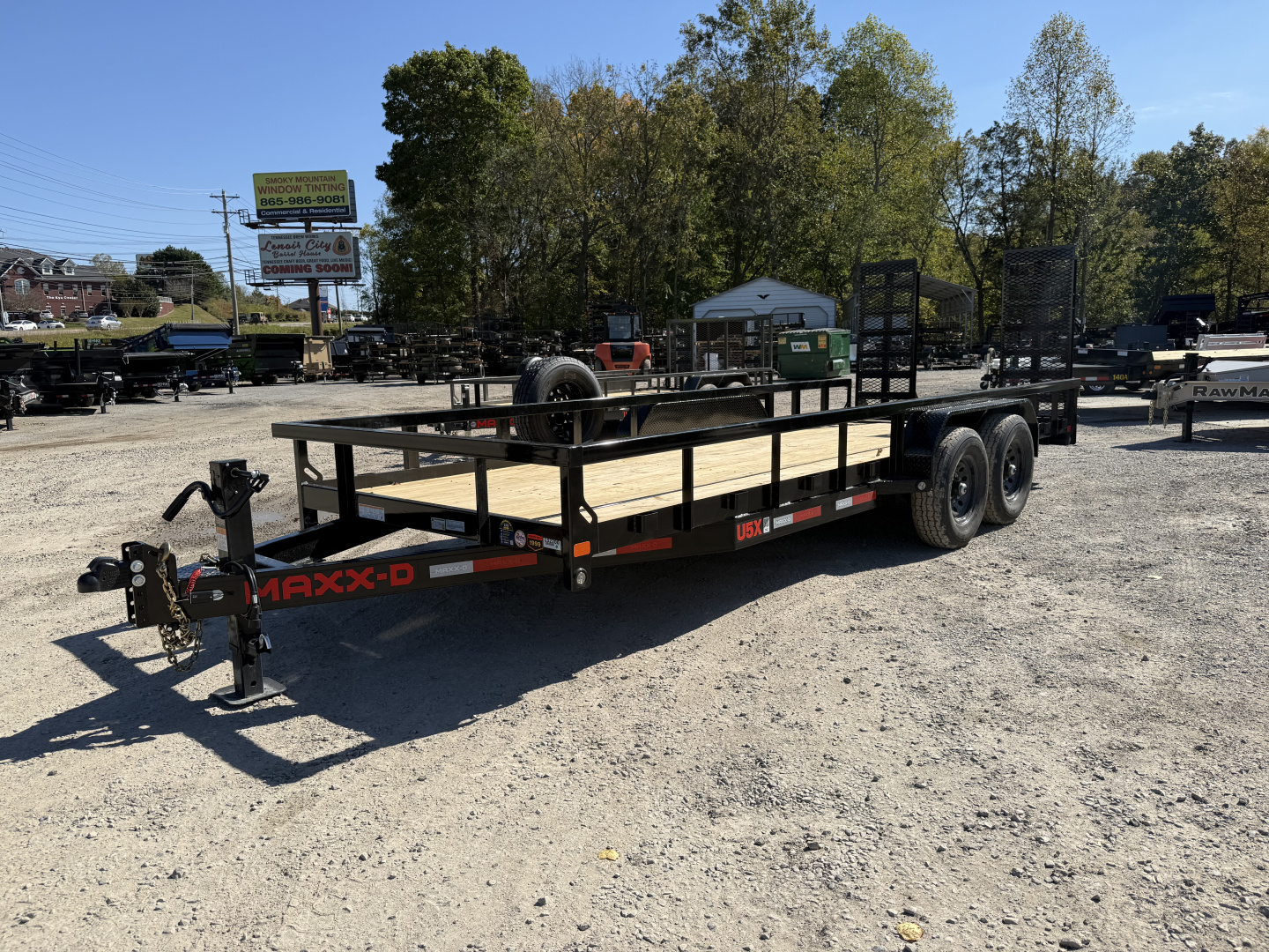 New 2026 MAXX-D U5X 14K 20X83 10K JACK ST UP RAMPS SPARE Equipment Trailer