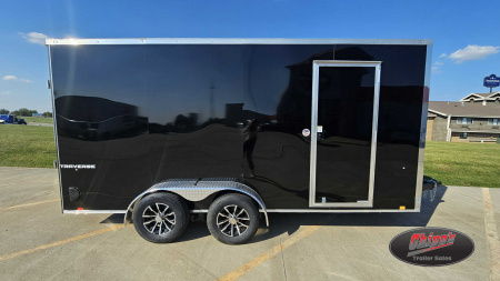 New 2026 Formula Trailers 7 x 16 Traverse Flat Top V-Nose 7K Cargo / Enclosed Trailer