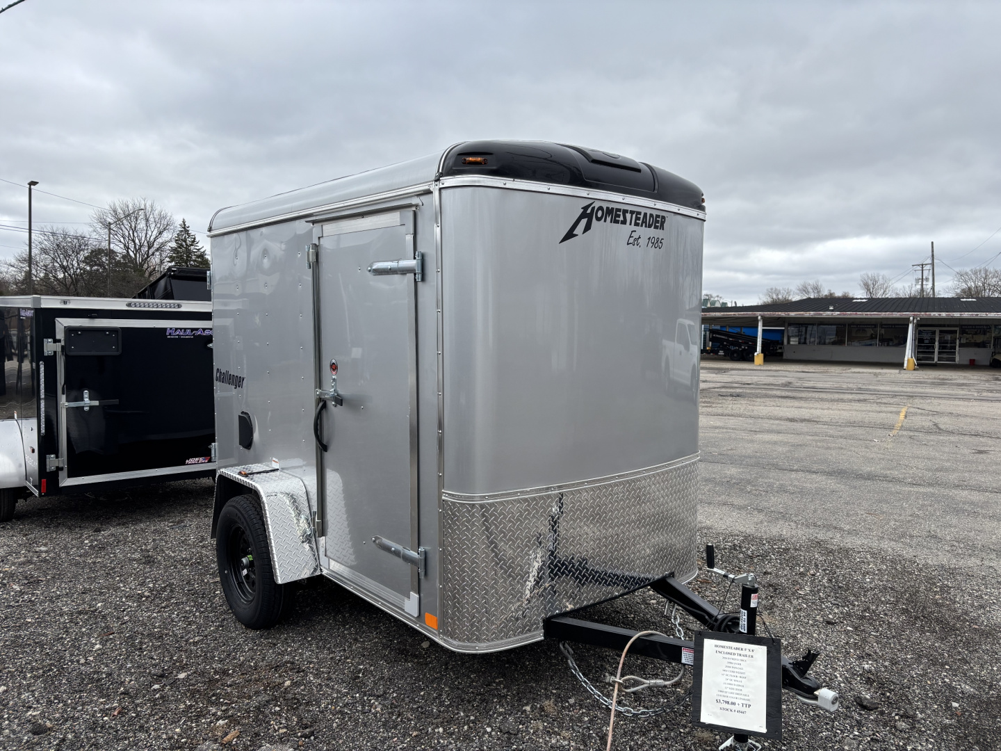New 2026 Homesteader Trailer 508CS 5x8 2990 GVWR 68" Interior Height Cargo / Enclosed Trailer