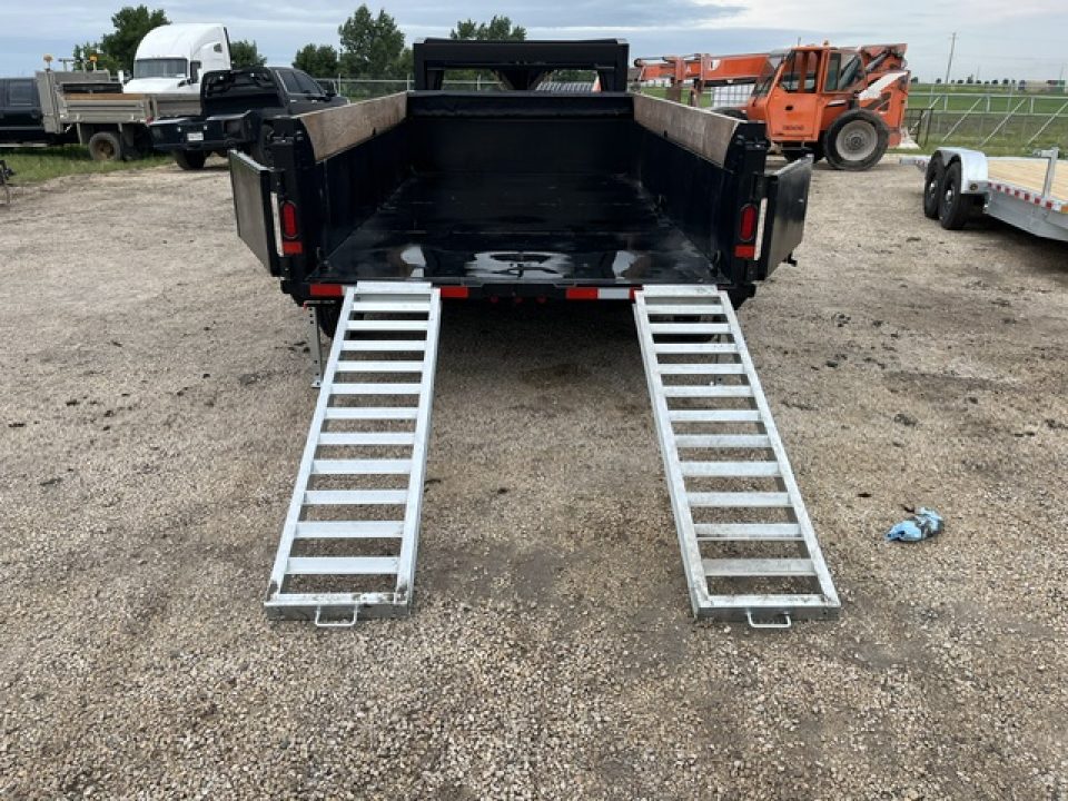 New 2027 Canada Trailers 14ft Gooseneck Dump Trailer