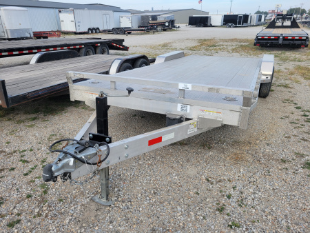 Used 2022 Sure-Trac 7x22 (18+4) Aluminum C-Channel Car Hauler