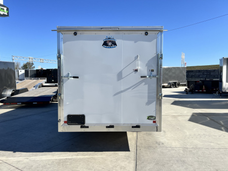 New LOWEST PRICES New 2026  Bighorn R&M 7x18 +2’V Rear Ramp Enclosed Cargo Trailer