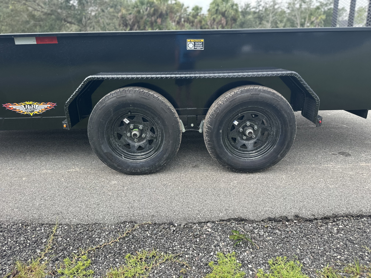 New 2026 H&H Trailers 7K 82X16 Solid Side Utility Trailer