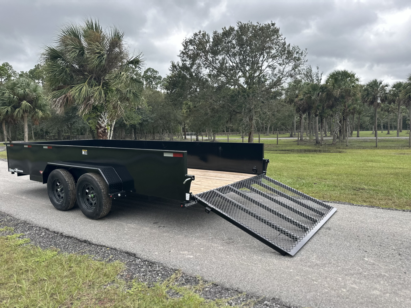 New 2026 H&H Trailers 7K 82X16 Solid Side Utility Trailer