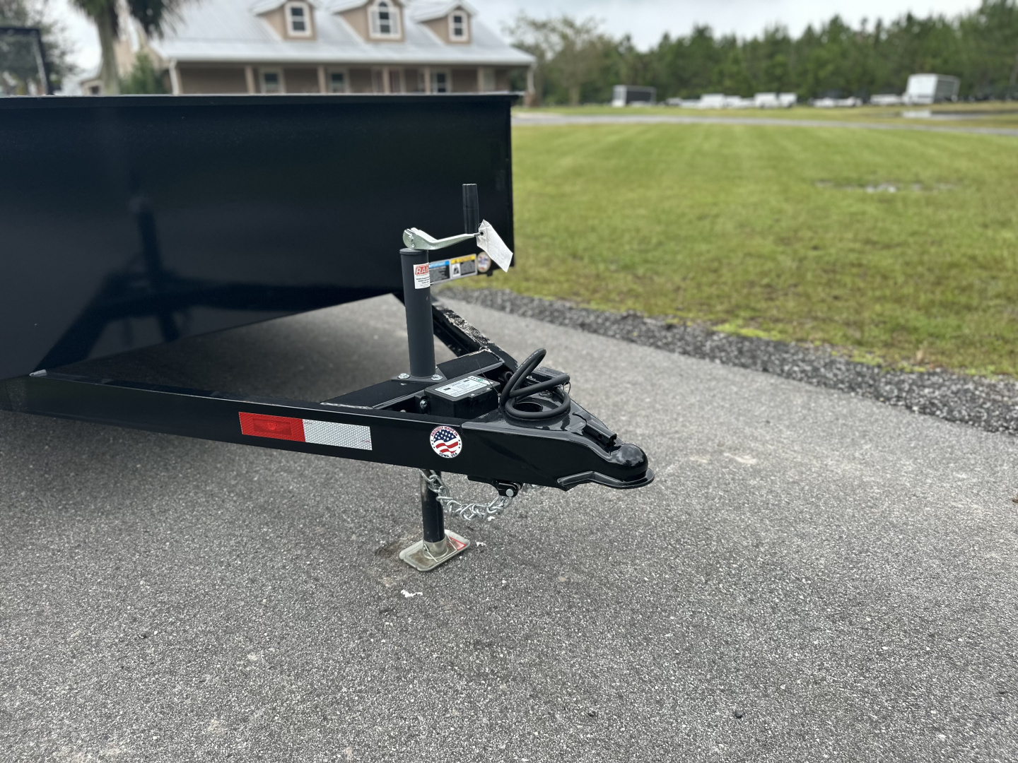 New 2026 H&H Trailers 7K 82X16 Solid Side Utility Trailer