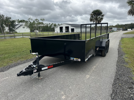 New 2026 H&H Trailers 7K 82X16 Solid Side Utility Trailer