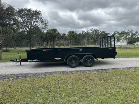 New 2026 H&H Trailers 7K 82X16 Solid Side Utility Trailer