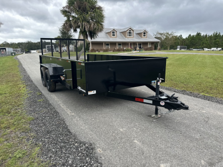 New 2026 H&H Trailers 7K 82X16 Solid Side Utility Trailer