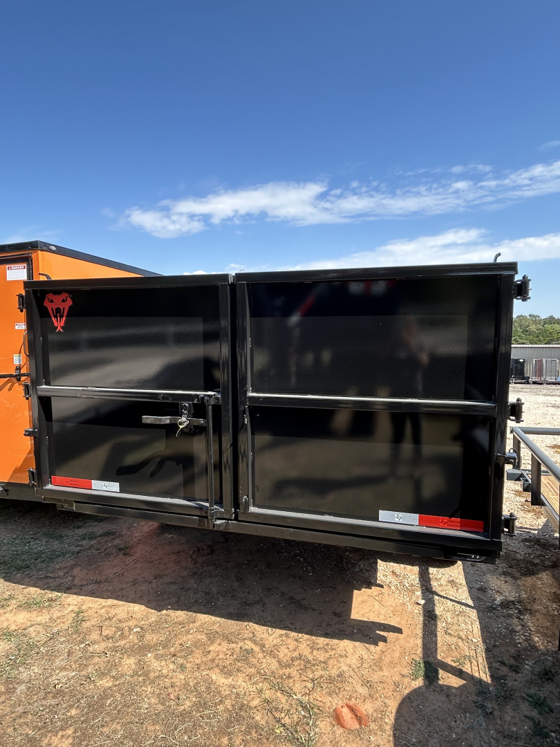 New 2026 Texas Pride Trailers 7x16x4 Tandem Axles Gooseneck Dump Trailer-8K axles