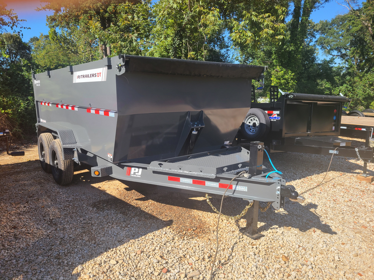 New 2026 PJ Trailers 7x14 DT 14K Dump Trailer Dump Trailer