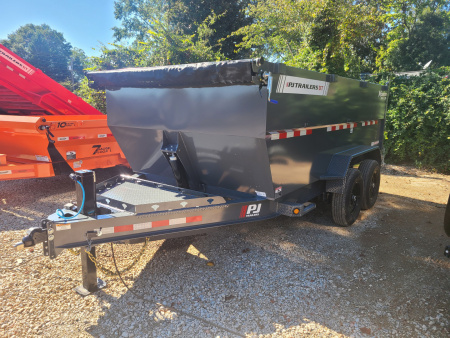 New 2026 PJ Trailers 7x14 DT 14K Dump Trailer Dump Trailer