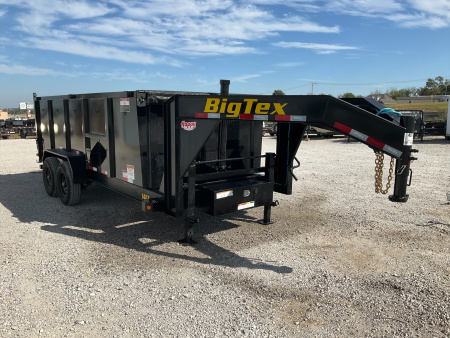 2026 Big Tex 83"x16' 15.9K GT Gooseneck Telescopic Dump Trailer w/ 48" Sides – 14GT