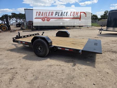 New 2026 IRON BULL 80"X12' 7K TSB TILT SINGLE AXLE TILT TRAILER