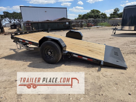 New 2026 IRON BULL 80"X12' 7K TSB TILT SINGLE AXLE TILT TRAILER