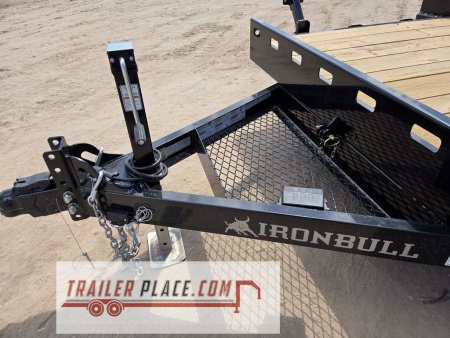 New 2026 IRON BULL 80"X12' 7K TSB TILT SINGLE AXLE TILT TRAILER