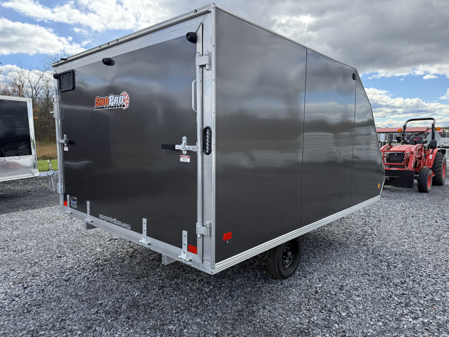New 2026 ALCOM 101 X 12 HYBRID Snowmobile Trailer