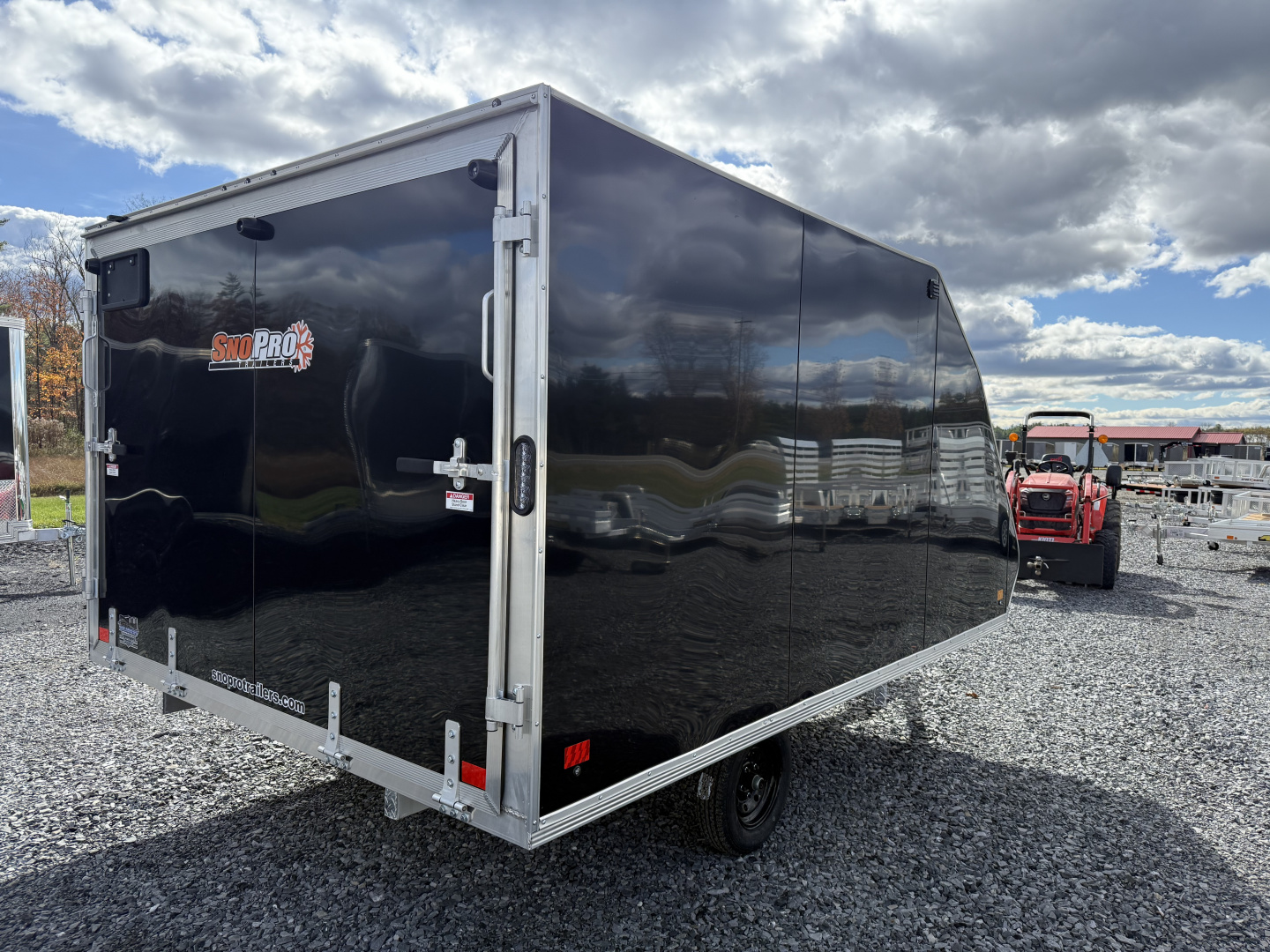 New 2026 ALCOM 101 X 12 HYBRID Snowmobile Trailer