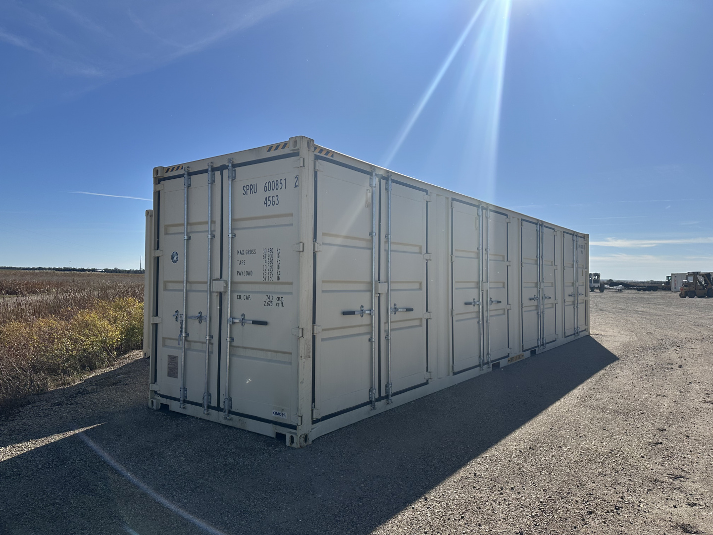 New 2025 Container 40' Five Door Container Storage / Shipping Container