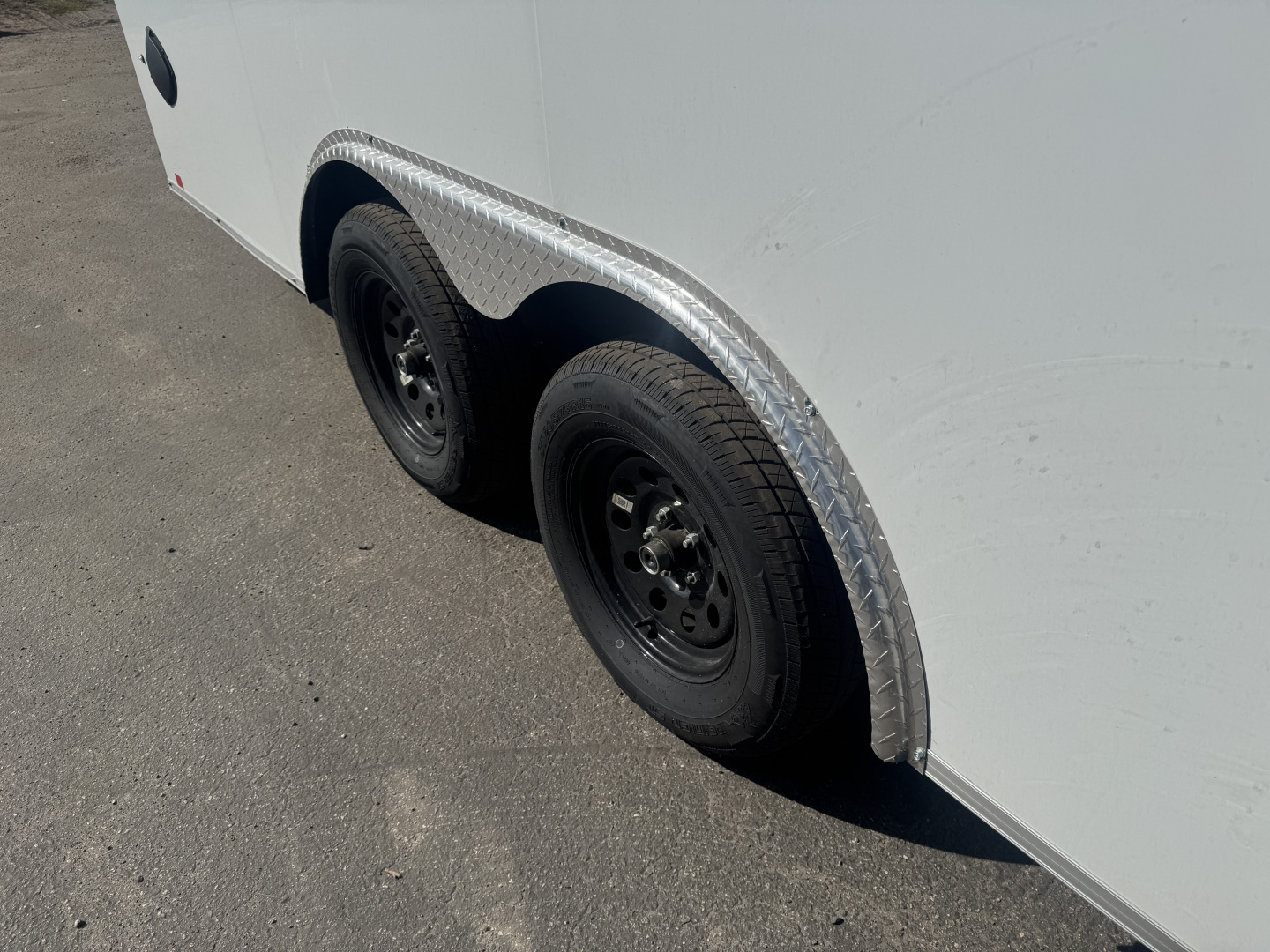 Used 2025 NOVAE - TRAVERSE 8.5X18 TA 7K W/SPARE TIRE Car / Racing Trailer