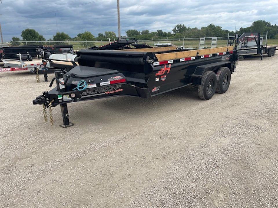 New 2027 Horizon Trailers 7'x14 ft Dump Trailer