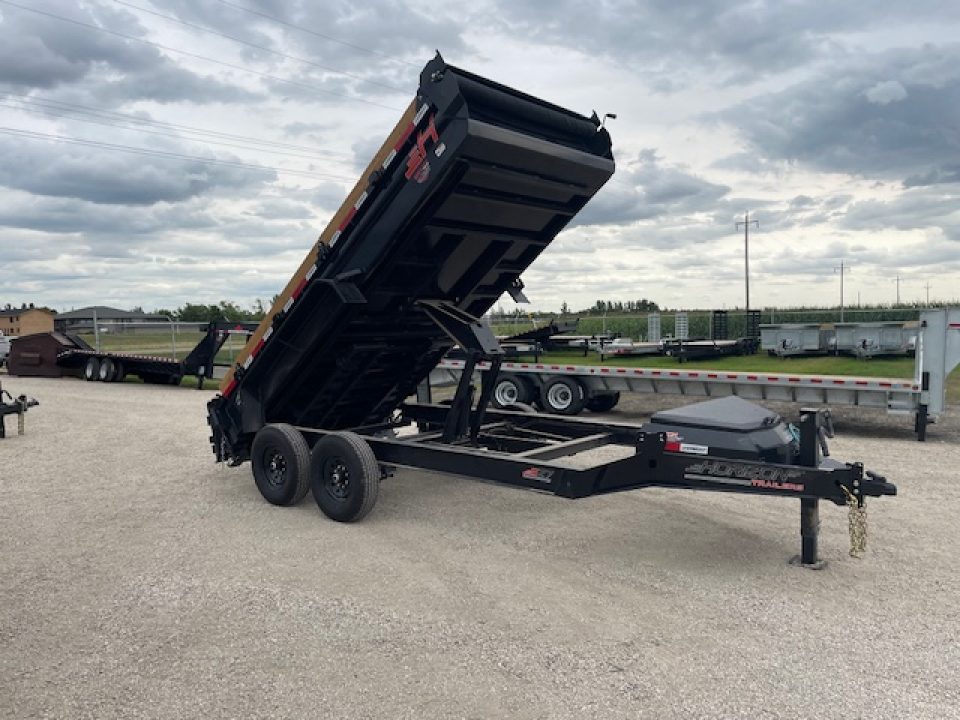 New 2027 Horizon Trailers 7'x14 ft Dump Trailer