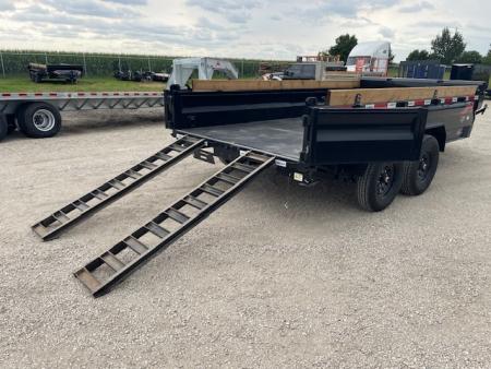 New 2027 Horizon Trailers 7'x14 ft Dump Trailer