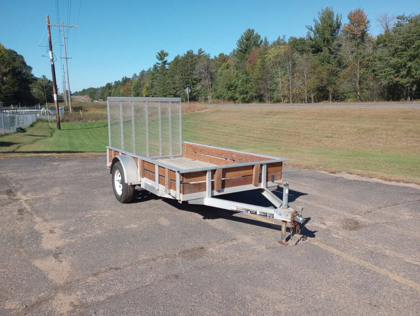 Used 2023 CARRY-ON 5.5'X10' Aluminum Utility Trailer