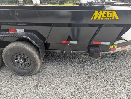 New 2026 Big Tex Trailers 7x14 TD Heavy Duty 15.4K Telescopic Dump w/ Slide-In Ramps Dump Trailer