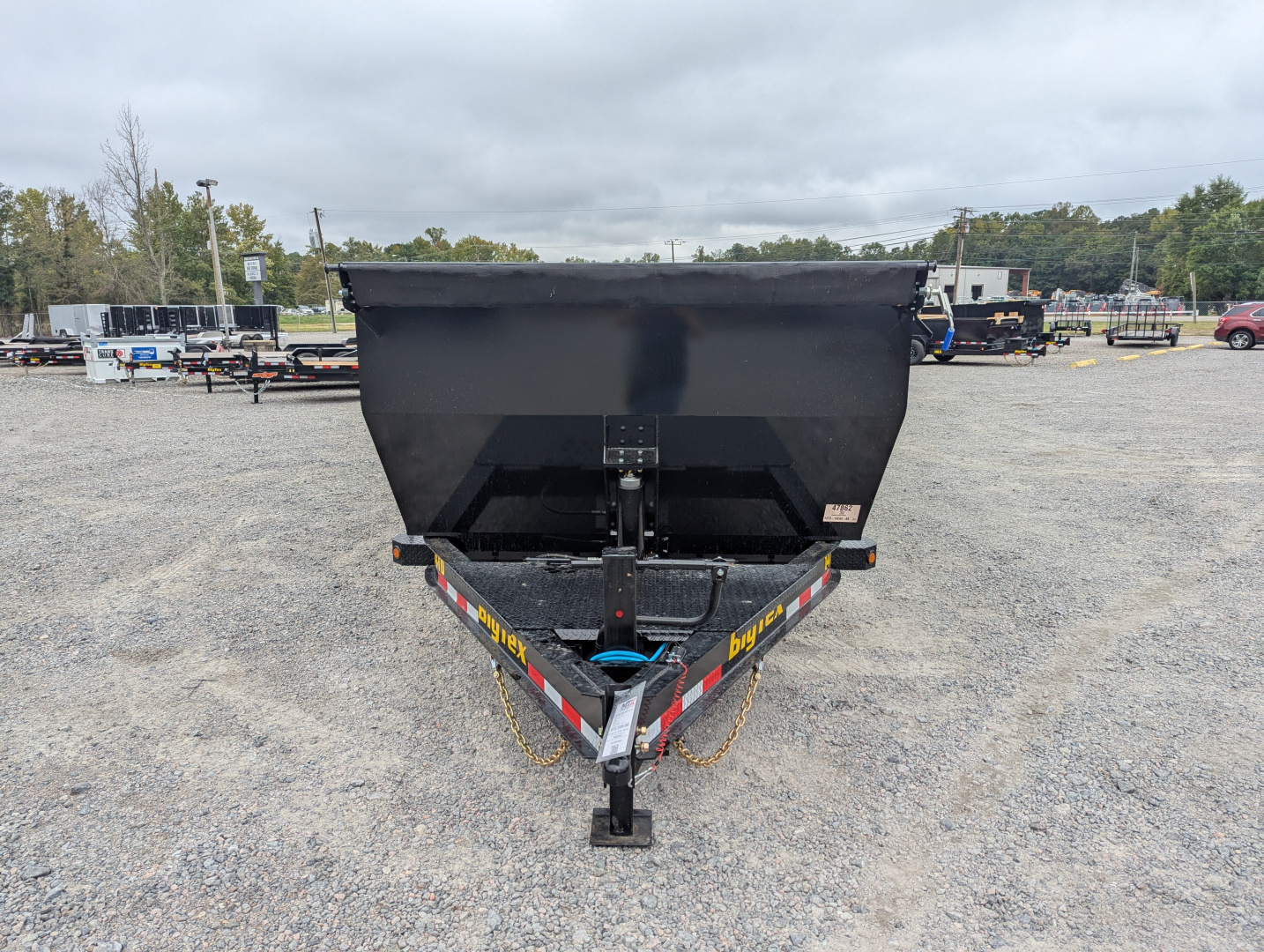 New 2026 7x14 TD Heavy Duty 15.4K Telescopic Dump w/ Slide-In Ramps & 4' Sides