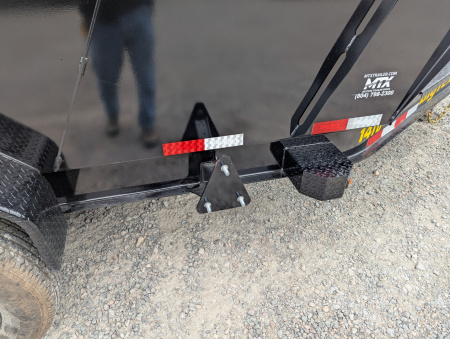 New 2026 7x14 TD Heavy Duty 15.4K Telescopic Dump w/ Slide-In Ramps & 4' Sides