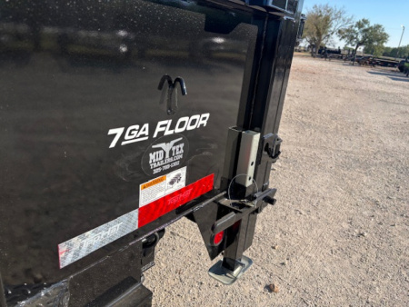 New 2026 Top Hat DX 16' x 83" Gooseneck Dump Trailer