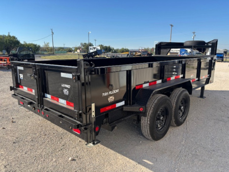 New 2026 Top Hat DX 16' x 83" Gooseneck Dump Trailer