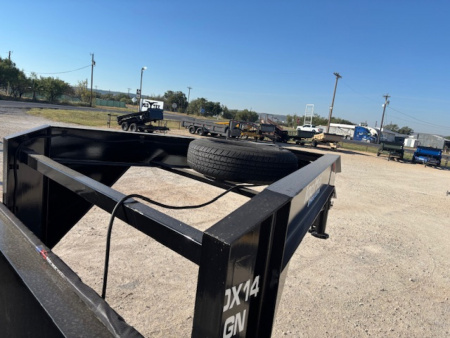 New 2026 Top Hat DX 16' x 83" Gooseneck Dump Trailer