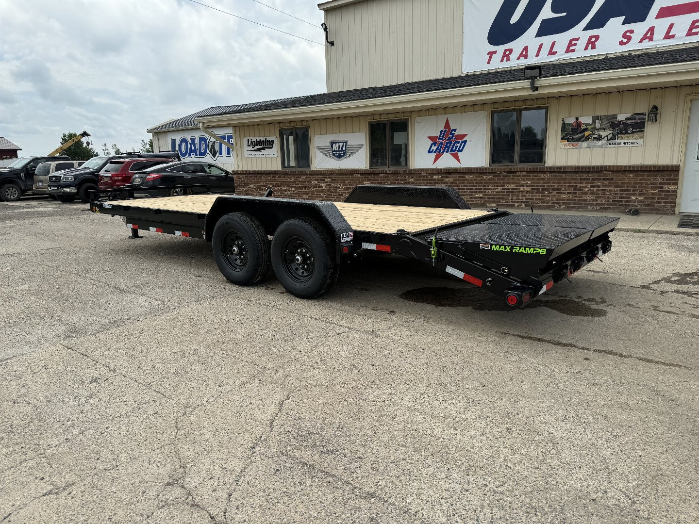 New 2025 Load Trail 83X24 w/Max Ramps 14k Equipment Trailer