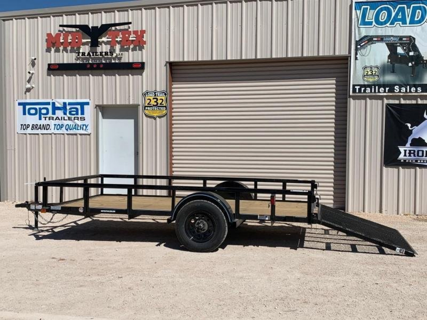 New 2026 Top Hat DSP 12'x77" Utility Trailer
