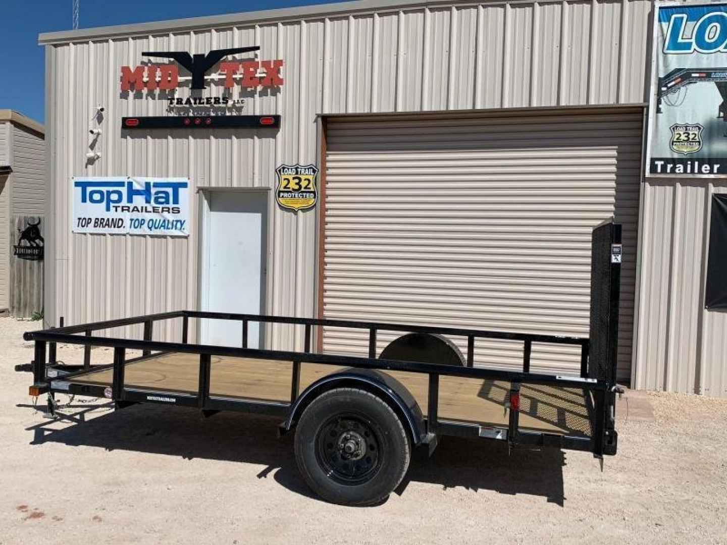 New 2026 Top Hat DSP 12'x77" Utility Trailer