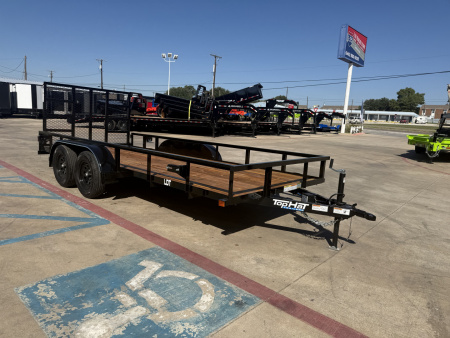 New 2026 Top Hat Trailers LDT16X77 Utility Trailer