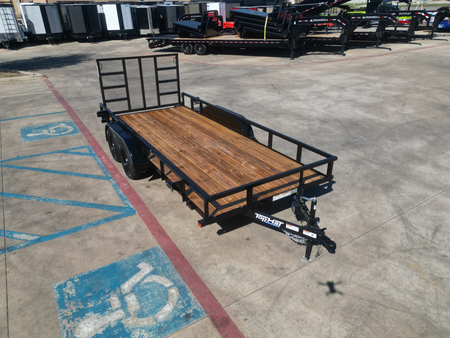 New 2026 Top Hat Trailers LDT16X77 Utility Trailer