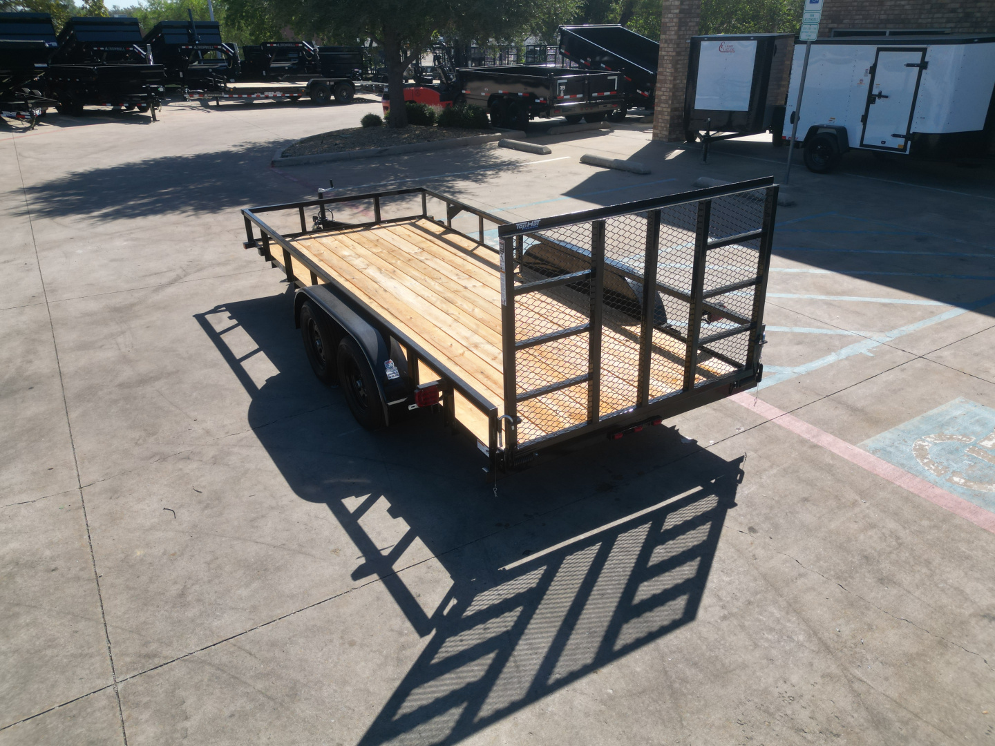 New 2026 Top Hat Trailers LDT16X77 Utility Trailer