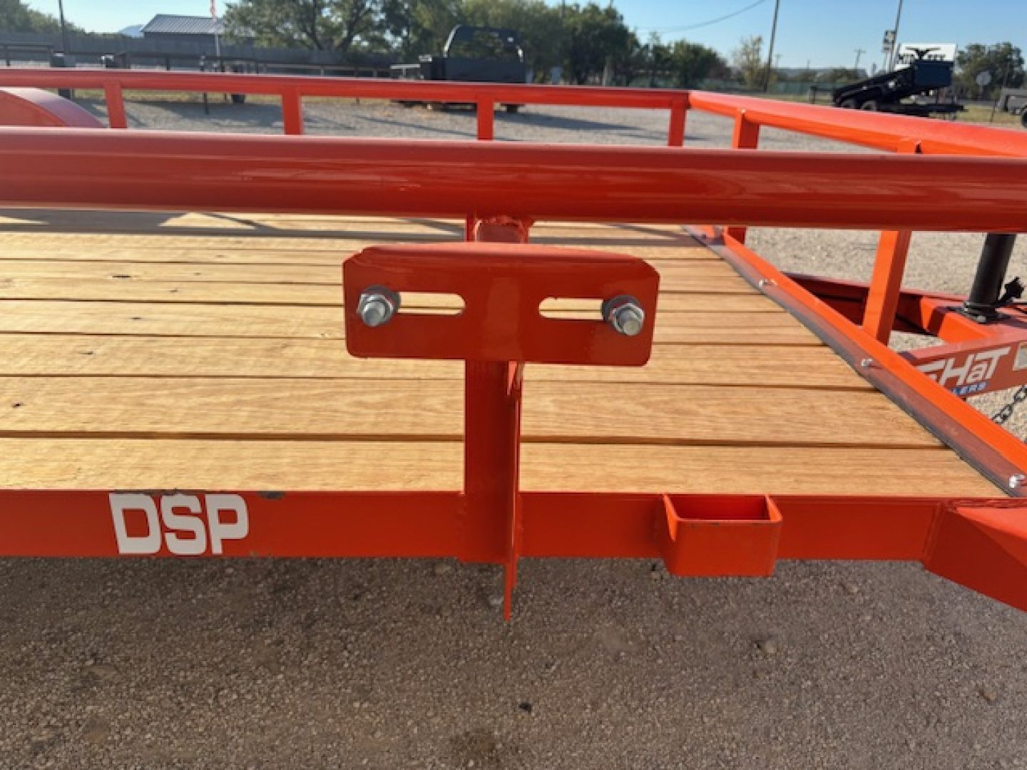 New 2026 Top Hat DSP 12'x77" Utility Trailer(Orange)