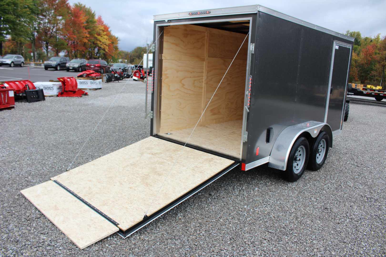 New 2026 Darkhorse Cargo DHW 6' x 12' Enclosed Trailer - REAR RAMP DOOR- 6' Interior Height - 7000# GVW