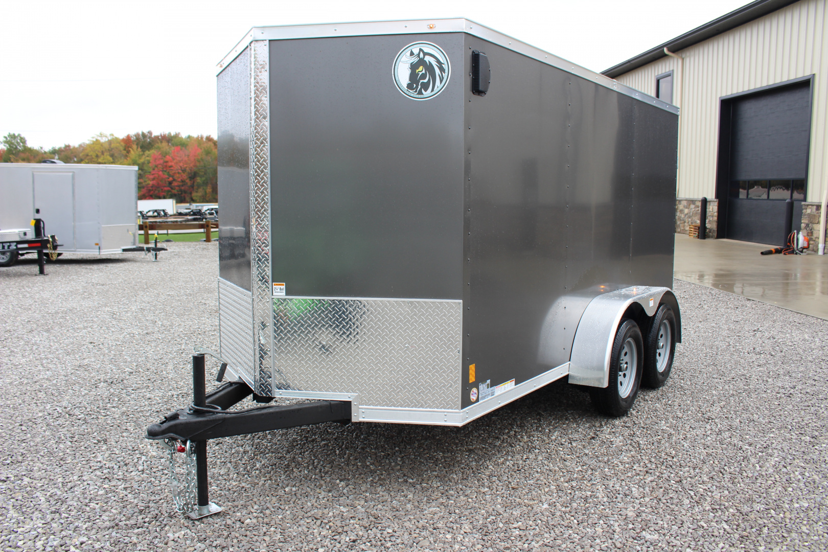 New 2026 Darkhorse Cargo DHW 6' x 12' Enclosed Trailer - REAR RAMP DOOR- 6' Interior Height - 7000# GVW